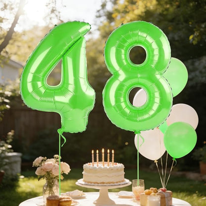 40 Inch Number 48 Balloons for 48th Birthday Party Decorations, 0-100 Fruit - Image 3