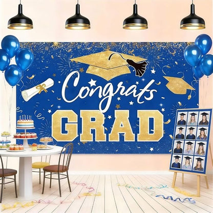 Graduation Banner 2026 Blue and Gold - Image 6