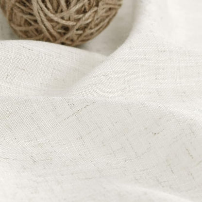Cream Linen Curtains 117 Inches Long - Image 5