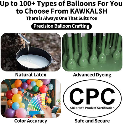 Sage Green Balloon Arch Kit 111Pcs 18 12 5 Inch Latex Party Balloons Garland - Image 5