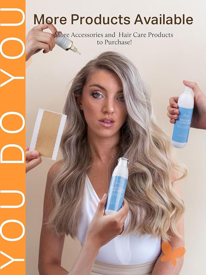 DOORES Tape in Balayage Light Ash Brown to Ash Blonde 20 Inch 40pcs 100g Human Hair Extensions Real Human Hair Straight Skin Weft