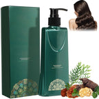 Mild Formula Long Lasting Hair Dye Set, Hair Color for Gray Coverage, Natural plant extracts, Long-Lasting Single Step Hair Dye with Nourishing Shampoo (Dark Brown)