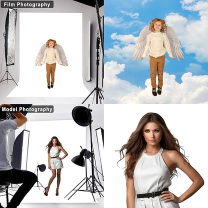 White Photography Backdrop for Photoshoot, 8x10 FT | Versatile Studio Photo - Image 4