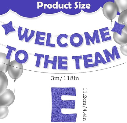 Blue Pre-Introduction Welcome Banner to Join the Team, Welcome Gifts - Image 2