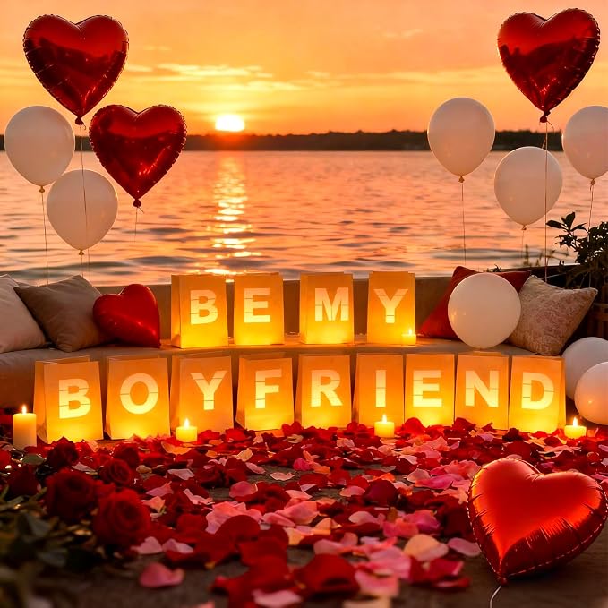 Be My Boyfriend Light Up Letters, Include Light up Letters, - Image 5