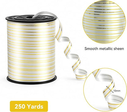 TONIFUL 250 Yards Silver Curling Ribbon - Image 2