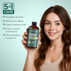 Majestic Pure 100% Pure Rosemary Oil For Hair Growth with Scalp Massager - Strengthening, Nourishing, Volumizing - Infused with Silk Protein & Castor Oil - Non GMO Verified - 4 Fl Oz