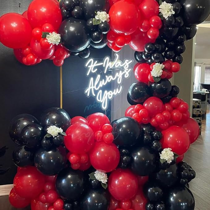 Red Balloons 12 inch, Birthday Party Decorations - Image 3