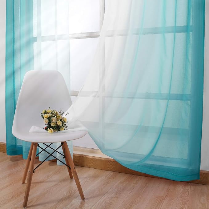 DWCN Ombre Sheer Curtains - Image 3