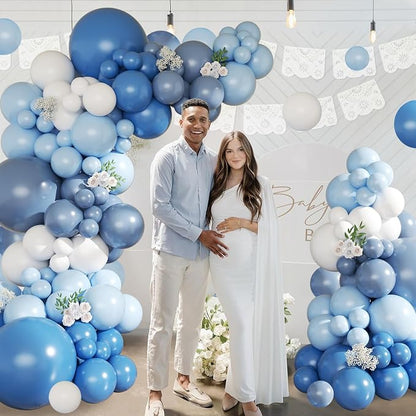 CROSSFINGERS Dusty Blue Balloon Arch Kit - Image 2