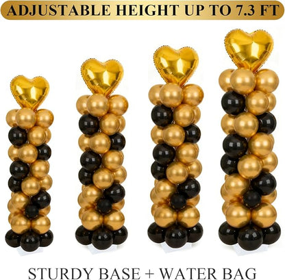 Balloon Columns Stand Set of 4, 7FT Adjustable Pillar Kit | Easy Setup - Image 3