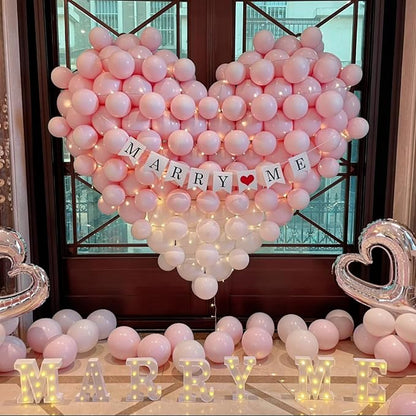 Pastel Pink Balloons 12 Inch 100 Pack light Pink Latex Balloons Baby Pink Party - Image 6