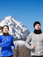 SATINIOR 6 Pieces Ear Warmer Headband Warmer Face Mask Fleece Neck Gaiter Touch Screen Winter Knit Gloves for Men and Women