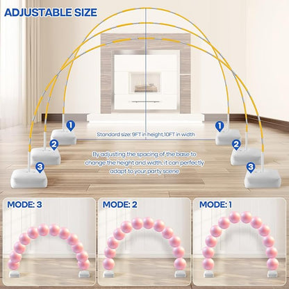Balloon Arch, Innovation Sturdy Balloon Arch Kit, 10Ft Wide & 9FT Tall - Image 2