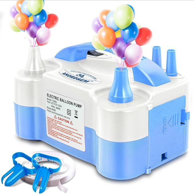 Anordsem Electric Balloon Air Pump: Polypropylene Plastic Case by Anordsem