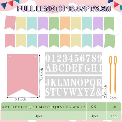 Mooliwe 171 Pcs DIY Custom Banner Kit Make Your Own Customizable Sign - Image 2
