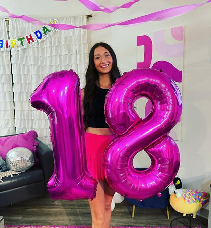 Rosy Purple Number 2 Balloon 40 Inch - Image 2
