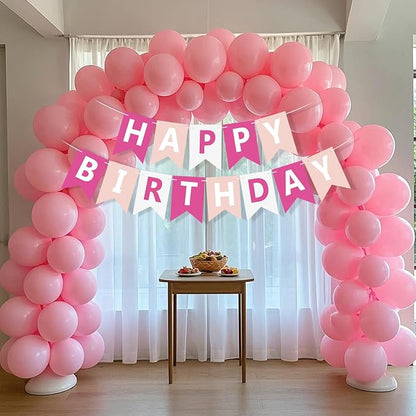 Happy Birthday Banner Sign, Birthday Garland Wall Door Hanging Banners Flag - Image 2