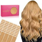 WENNALIFE Tape in Hair Extensions Human Hair, 40pcs 100g 14 inch Strawberry Blonde Hair Extensions Real Human Hair Straight Tape in Extensions Invisible Human Hair Extensions Reusable Real Hair