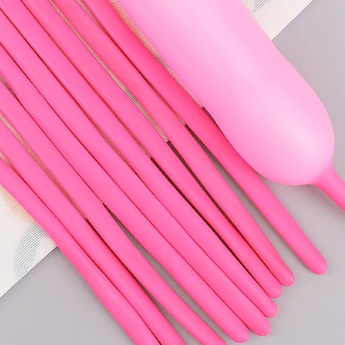260 Balloons Pink, Thickened 100 Pack Long Balloons Twisting Skinny Magic by VHUWE