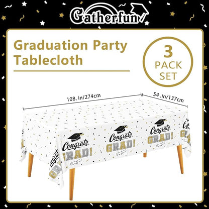 Graduation Decorations, Gongrats Grad Tablecover - Image 2