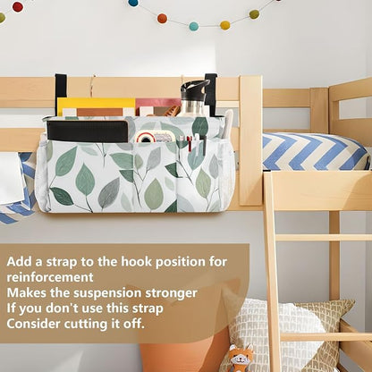 Bedside Caddy Metal Frame Hanging Organizer Bunk Bed Dorm Accessories Hook And - Image 6