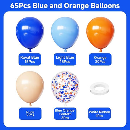 Blue and Orange Balloons - Image 2
