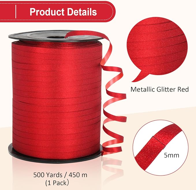 500 Yard Red Ribbon - Image 5