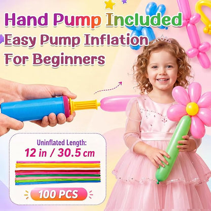 Apipi 100 Pcs Premium Latex 260 Balloons Kit - Image 5