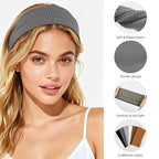 Headbands for Women Non Slip 6Pcs Thick Headbands Fashion Wide Headband Elastic Hairbands for Women's Hair Soft Head Band Workout Yoga Hair Accessories