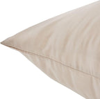Taupe Satin Pillowcase Queen Size Set of 2 for Hair and Skin,Taupe Silk Pillowcase Breathable Pillowcase with Envelope Closure