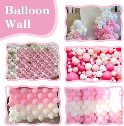 Pink White Link Balloons - Image 4
