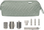 Leudes Hair Tools Travel Bag for Shark Flexstyle Carrying Case Portable Shark Hair Air Wrap Dryer Case Waterproof Dustproof Flat Curling Iron Travel Organizer (Sage Green)