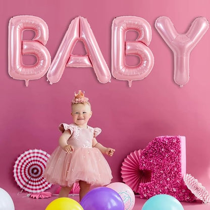 TONIFUL 40 Inch Large Pink Letter A Balloons Giant Foil Mylar Alphabet Balloon - Image 4