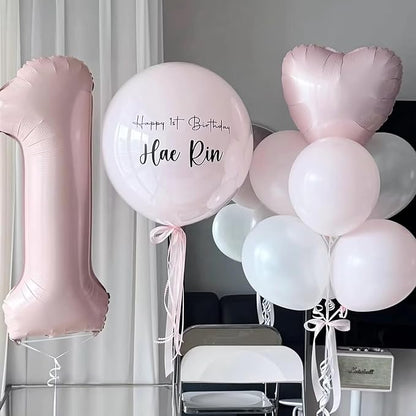 40 Inch Pink Number 9 Foil Balloon - Image 2