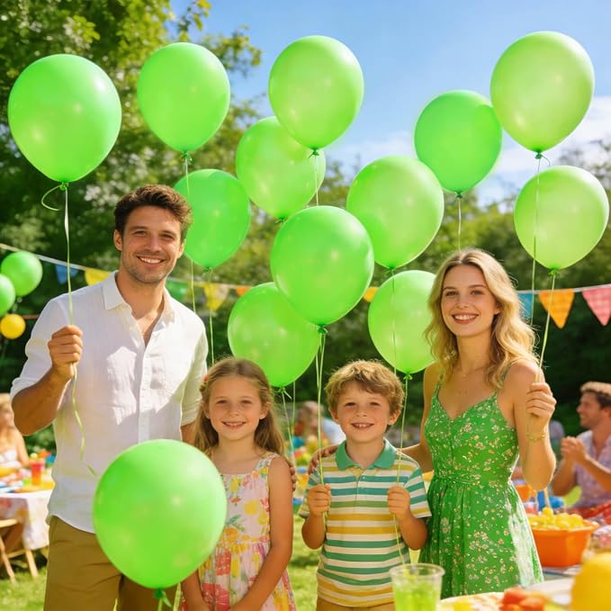 110pcs Green Balloon 12 inch - Image 7