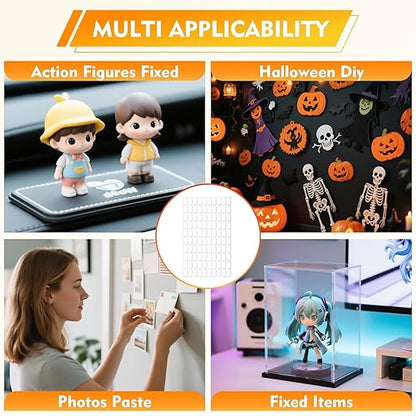 300Pcs Double Sided Adhesive Dots, Removable Clear Dots Sticky Tack, Waterproof - Image 5