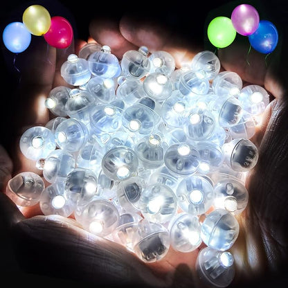 ZGWJ 100PCs White Balloon Lights Mini, Battery Powered, Long Standby Time by ZGWJ