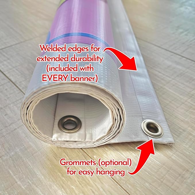 Custom Design Square Vinyl Banner - Image 3