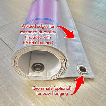 Custom Design Square Vinyl Banner - Image 3