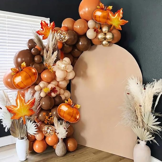 Fall Balloon Arch Kit for Fall Thanksgiving Decorations Indoor Outdoor | Orange - Image 6