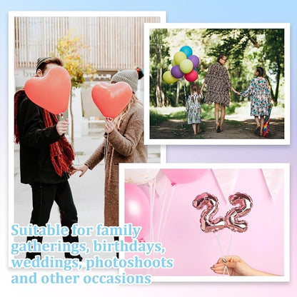 JJUNW 20 Pcs Balloon Sticks, Long Plastic Balloon Sticks - Image 6