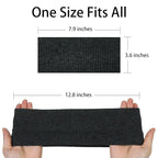 TERSE Headbands for Women Wide Non Slip Boho Head Bands Elastic Thick Soft Hairbands Fashion Workout Yoga Hair Accessories, 6 Pack