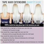 Lacer Tape In Real Human Hair Extensions, Semi-permanent Remy Human Hair for Women, 20 Pieces 50 Grams, #10 Gold Brown, 16 Inch