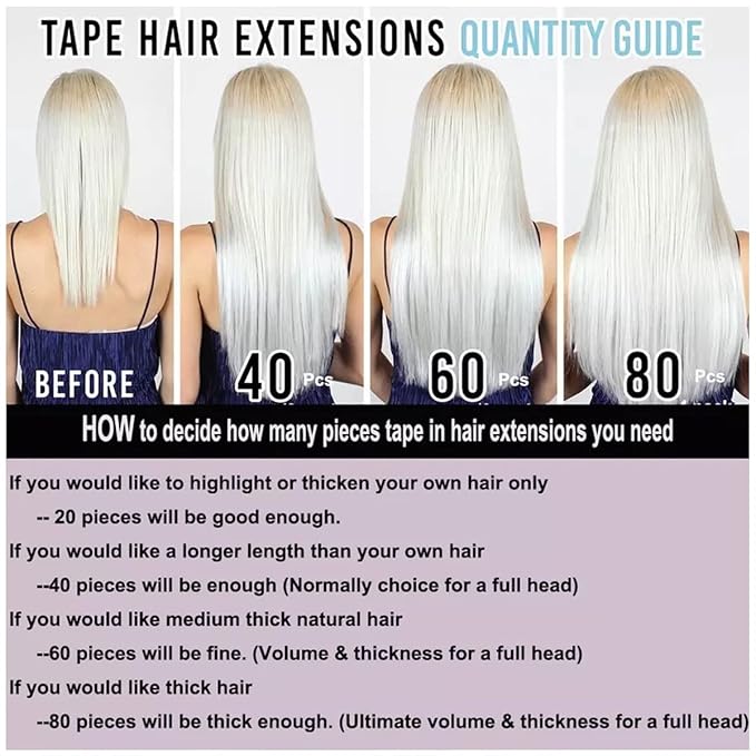 Lacer Tape In Real Human Hair Extensions, Semi-permanent Remy Human Hair for Women, 20 Pieces 50 Grams, #10 Gold Brown, 16 Inch