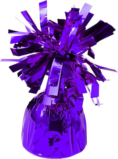 Balloon Weights Purple Metallic Anchor Balloon Holder by Unknown