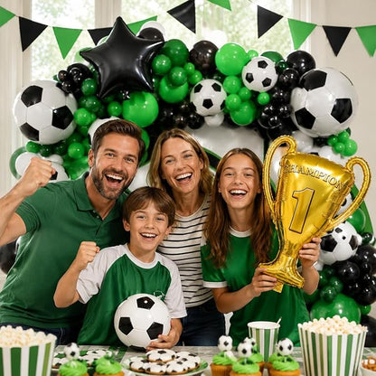 150Pcs Soccer Balloon Garland Arch Kit - Image 3
