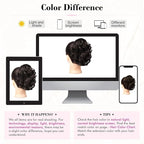 REECHO Ponytail Extension, 9" Short Curly Wavy Claw Clip Synthetic Fiber Pony tails Hair Extensions HP001 Hairpieces for Women - Deep Brown