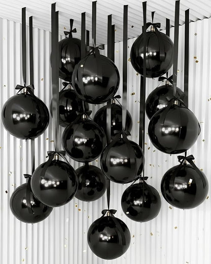Jenaai 30 Set Round Foil Balloons Bulk 22 Inch 4d Metallic Giant Balloons Set by Jenaai