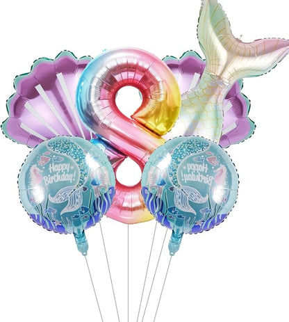 Mermaid Birthday Decorations Mermaid Balloons by United-UnicornsParty